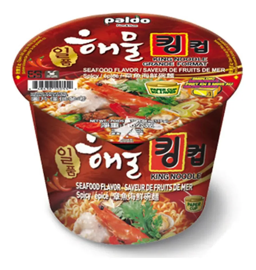 Lamen Coreano Seafood Ramen Sabor Frutos Do Mar Paldo 110 Gr