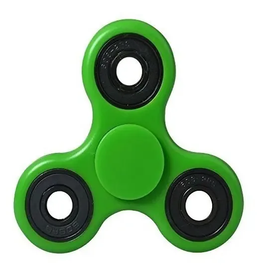 Brinquedo Fidget Hand Spinner Anti-Stress Ball Giggle Hands Cor do brinquedo verde limão