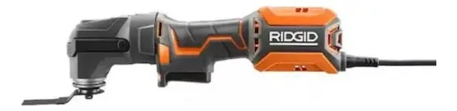 Ferramenta múltipla oscilante Ridgid 480w com acesso e estojo