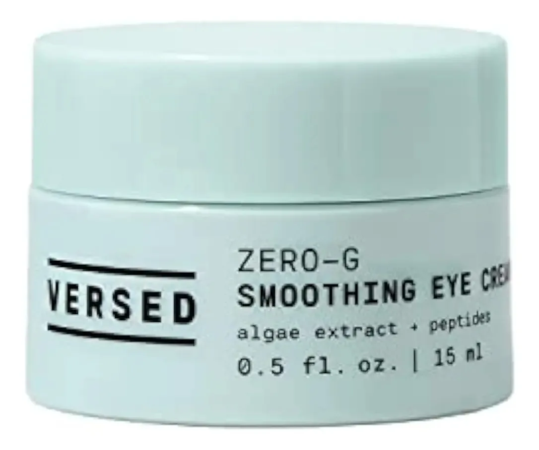 Creme suavizante para os olhos Versed Zero-g - suaviza o extrato de algas marinhas