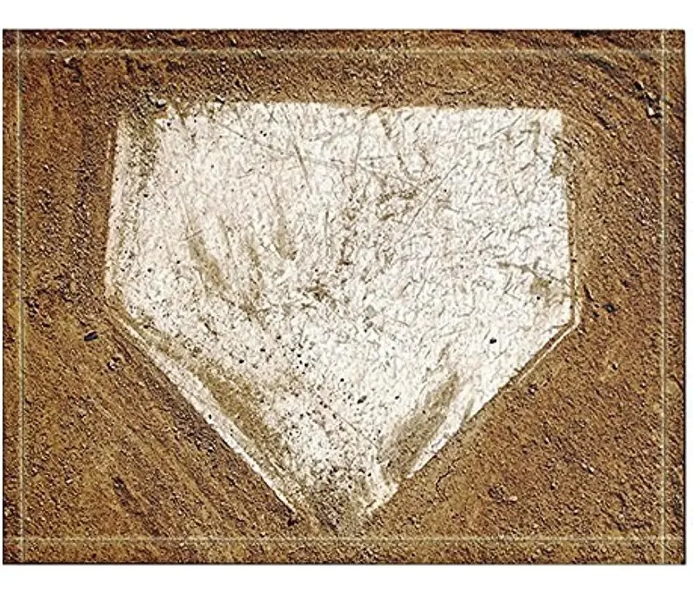 Nymb Baseball em tapete de banho de madeira, anti-entradas