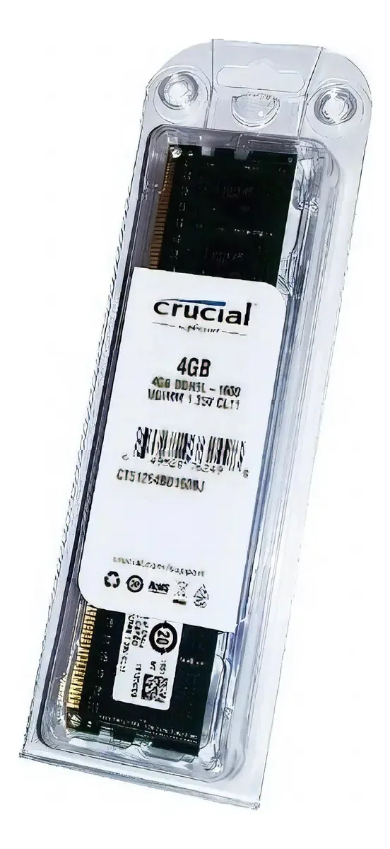 Memória RAM 4GB 1 Crucial CT51264BD160BJ