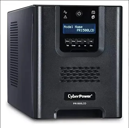 No Break Cyberpower PR1500LCD, cor preta