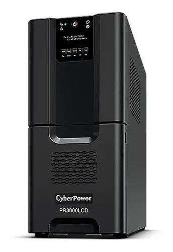 No Break Cyberpower PR3000LCD 2700w 3000va 75-154v Cor preta