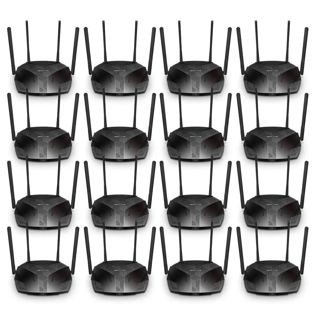 Kit de roteadores Cronos 16 TP-Link Wi-Fi 6 MR70x, banda dupla, 1,8 gbps, alta velocidade, cobertura extensiva, segurança, Wpa3 conecta vários dispositivos, escritório doméstico ideal