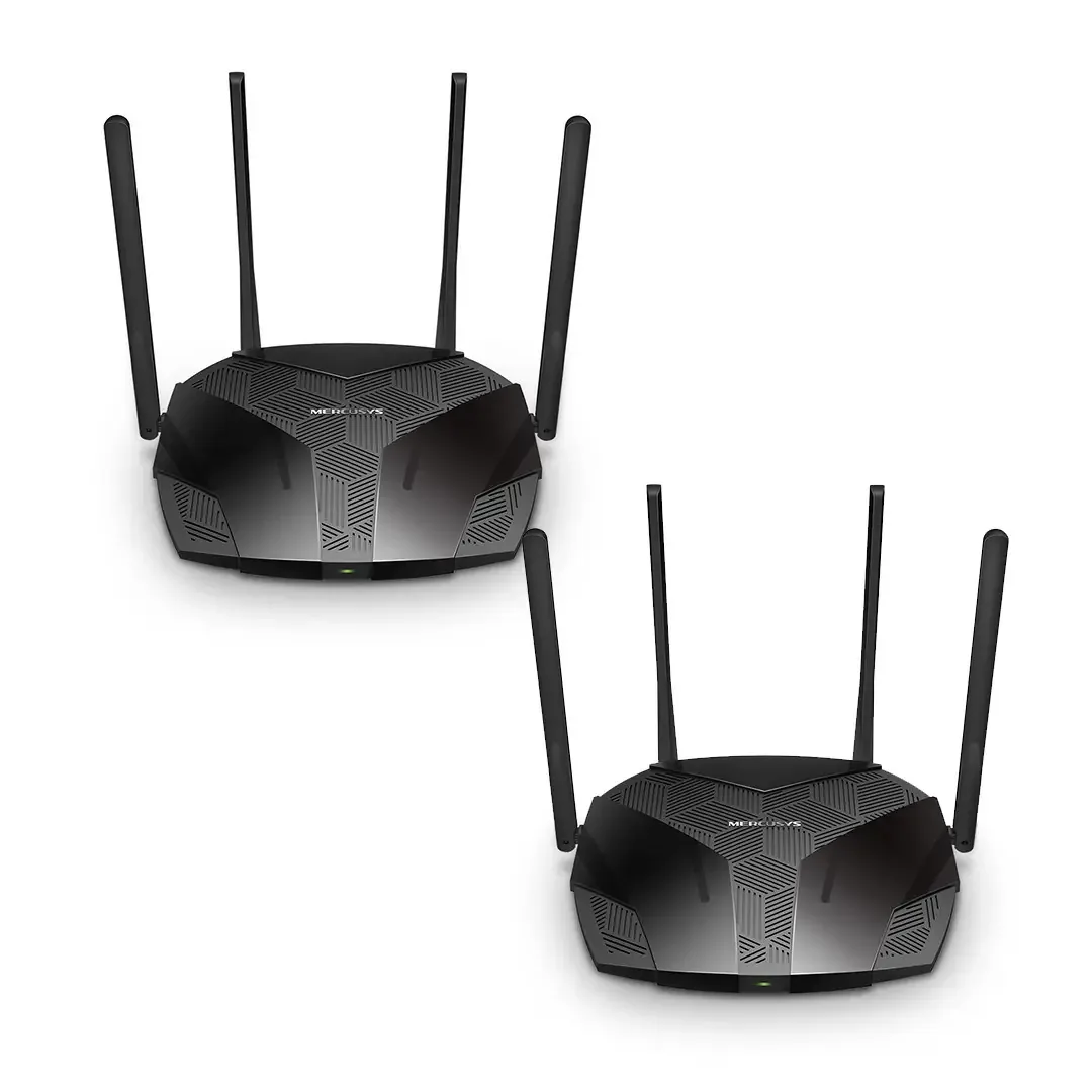 Kit de roteadores Cronos 2 TP-Link Wifi 6 MR80x, banda dupla, 3000 Mbps, potência estável, processador Gigabit, segurança avançada, conexão fluida multiusuário