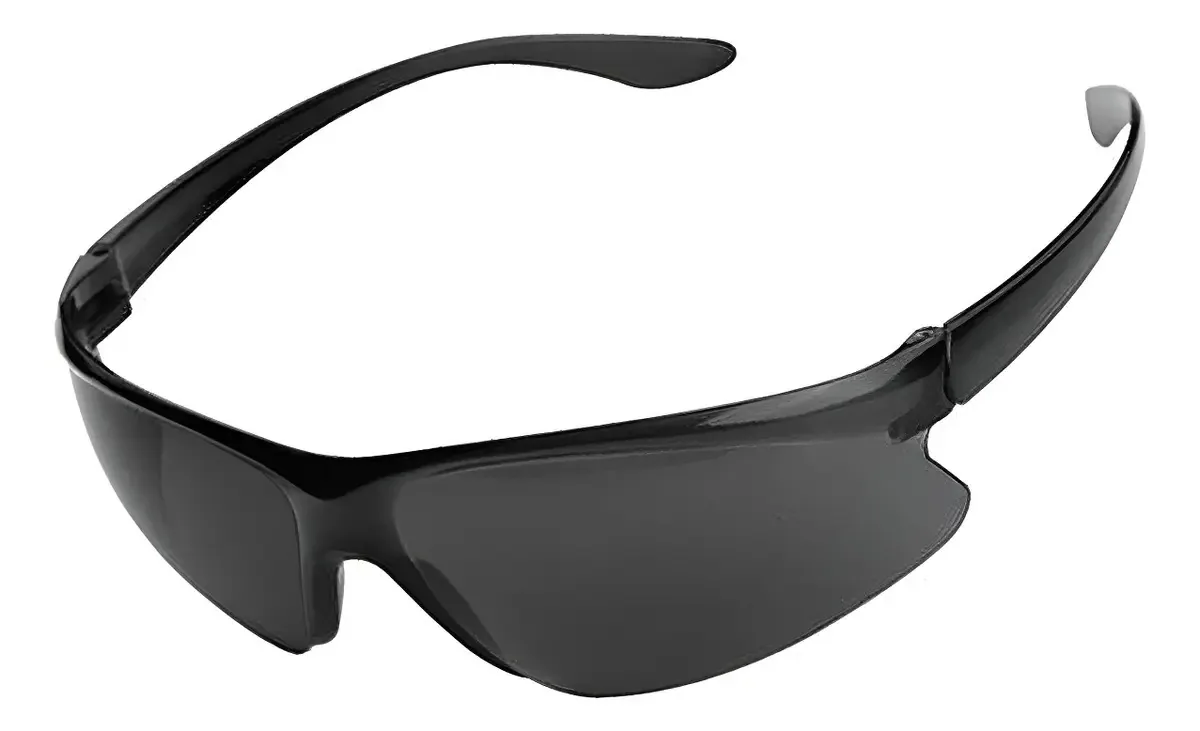 Pacote de óculos de segurança Infra Mica Black Protection, 10 unidades pretas