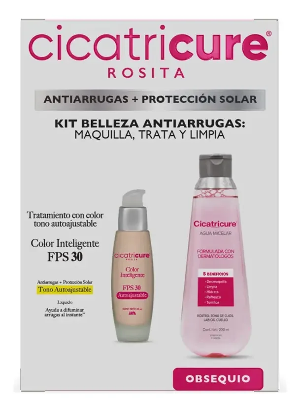 Kit de cuidados com a pele Cicatricure Rosita Rosita para pele normal - 2 peças