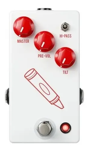 Pedal de efeito JHS Pedals Crayon branco