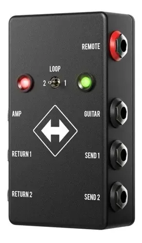 Pedal de efeito JHS Pedals SWITCHBACK preto