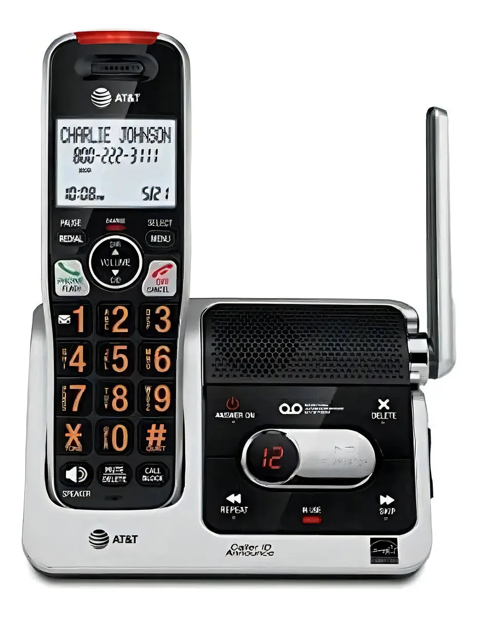 Telefone Sem Fio AT&T Bl102, Secretária Eletrônica, Bloqueio de Chamadas.