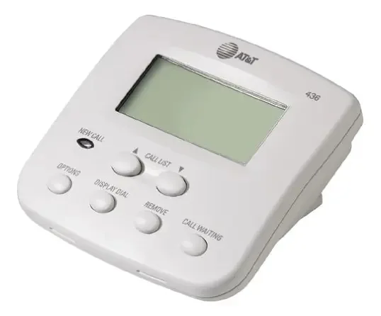 Caixa de identificação de chamadas At&T 436 (Paloma Grey)