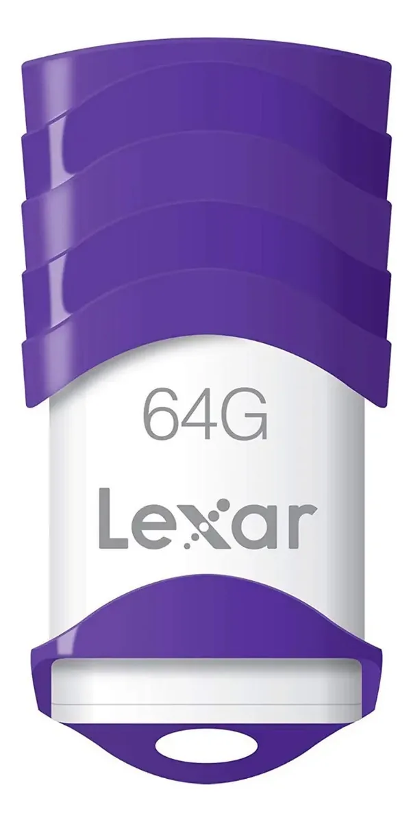Pen Drive 64 GB Lexar V30 Usb 2.0 Jump Drive Flash Pnp Cor Violeta