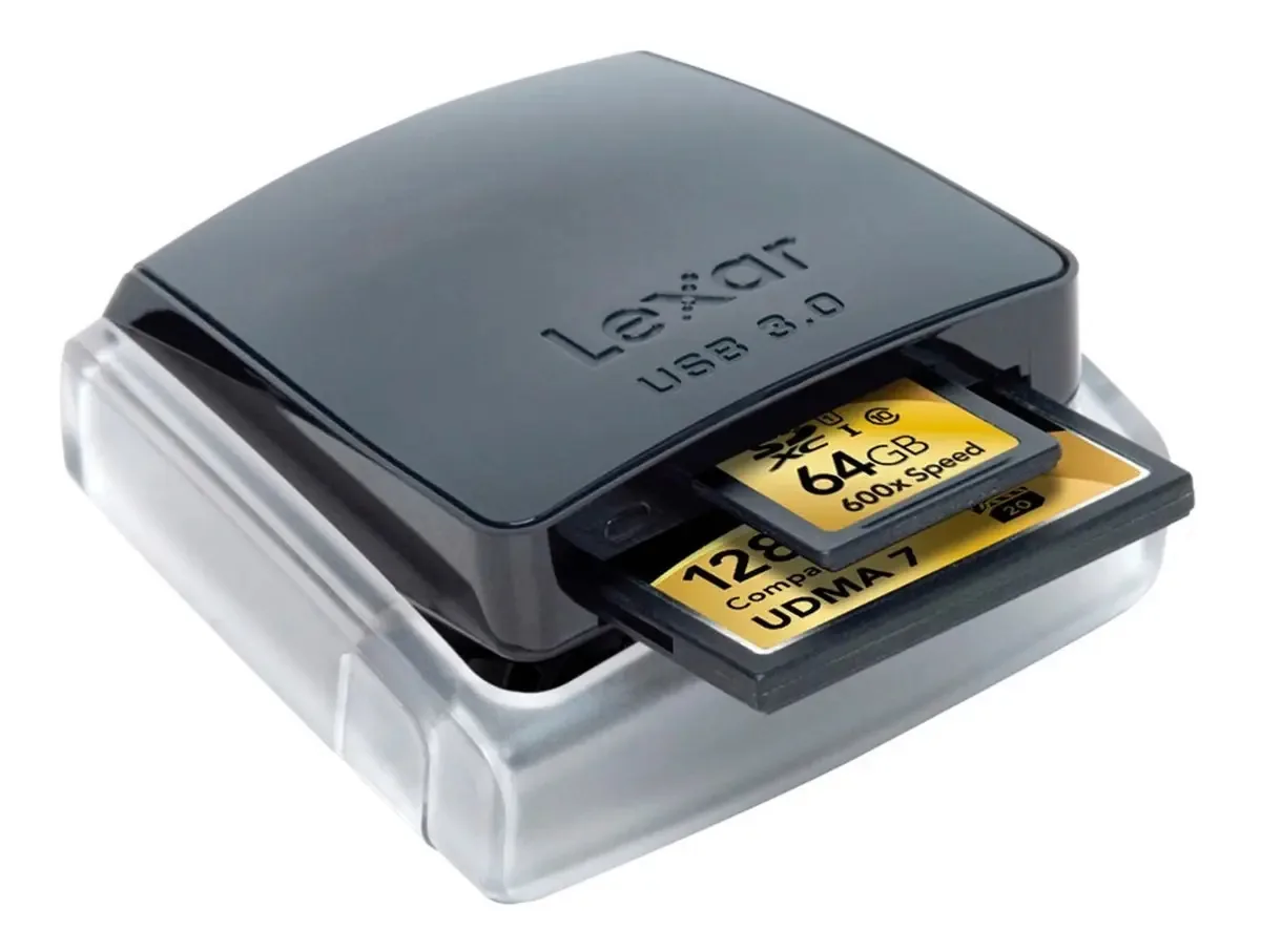 Leitor de memória SD Cf Cf Professional Lexar Dual Slot Usb 3.0