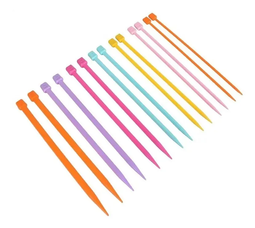 Kit Agulhas De Tricot Com 7 Pares