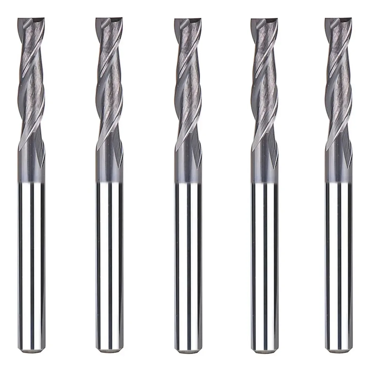 Brocas De Carboneto De Ponta Quadrada 2 Flautas Para Cnc