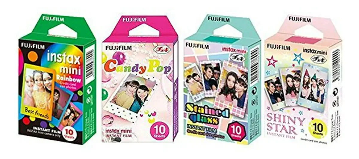 Conjunto de 40 filmes instantâneos Fujifilm Instax Mini - Arco