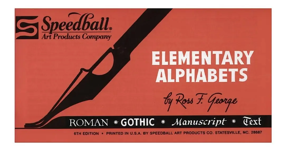 Manual Caligrafia E Lettering Speedball Alpha Elementary