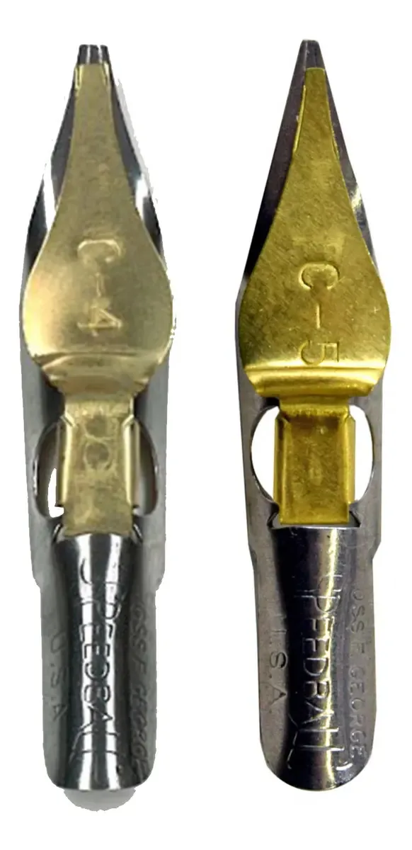 Canetas C-4/c-5 para desenho e caligrafia Speedball Black