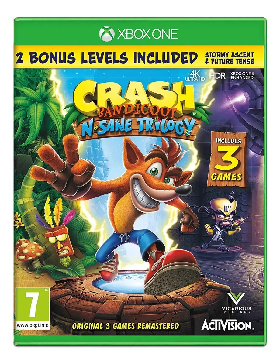 Crash Bandicoot N. Sane Trilogy Jogo Para Xbox One