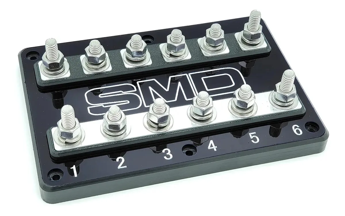 Bloco de fusíveis anl SMD de 6 pontos