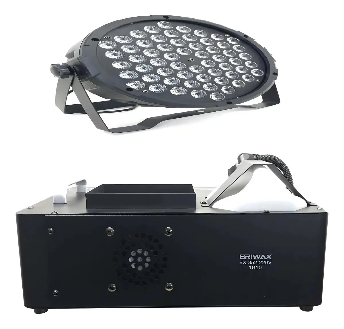 Kit Com 6 Par Led Slim 60 Led Maquina De Fumaça 1500w