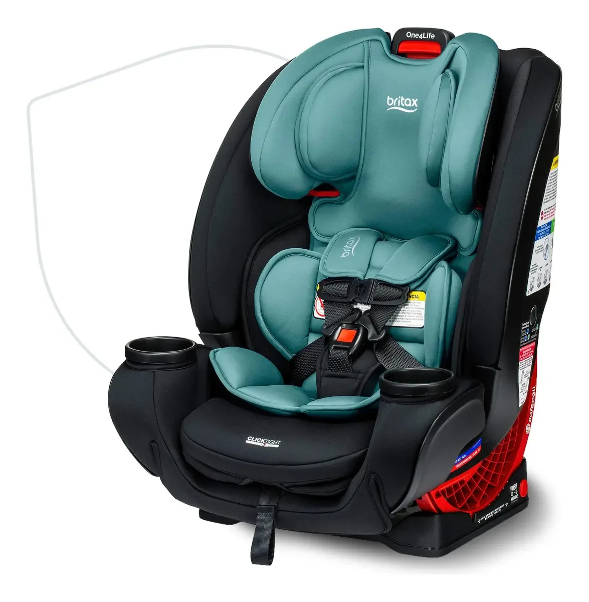 Assento de carro para bebê Britax One4life turquesa