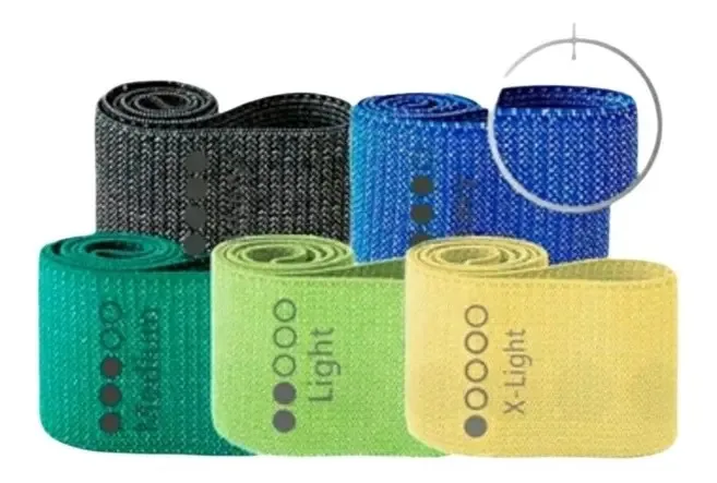 Conjunto de 5 bandas circulares elásticas isometricas Maverick Crow