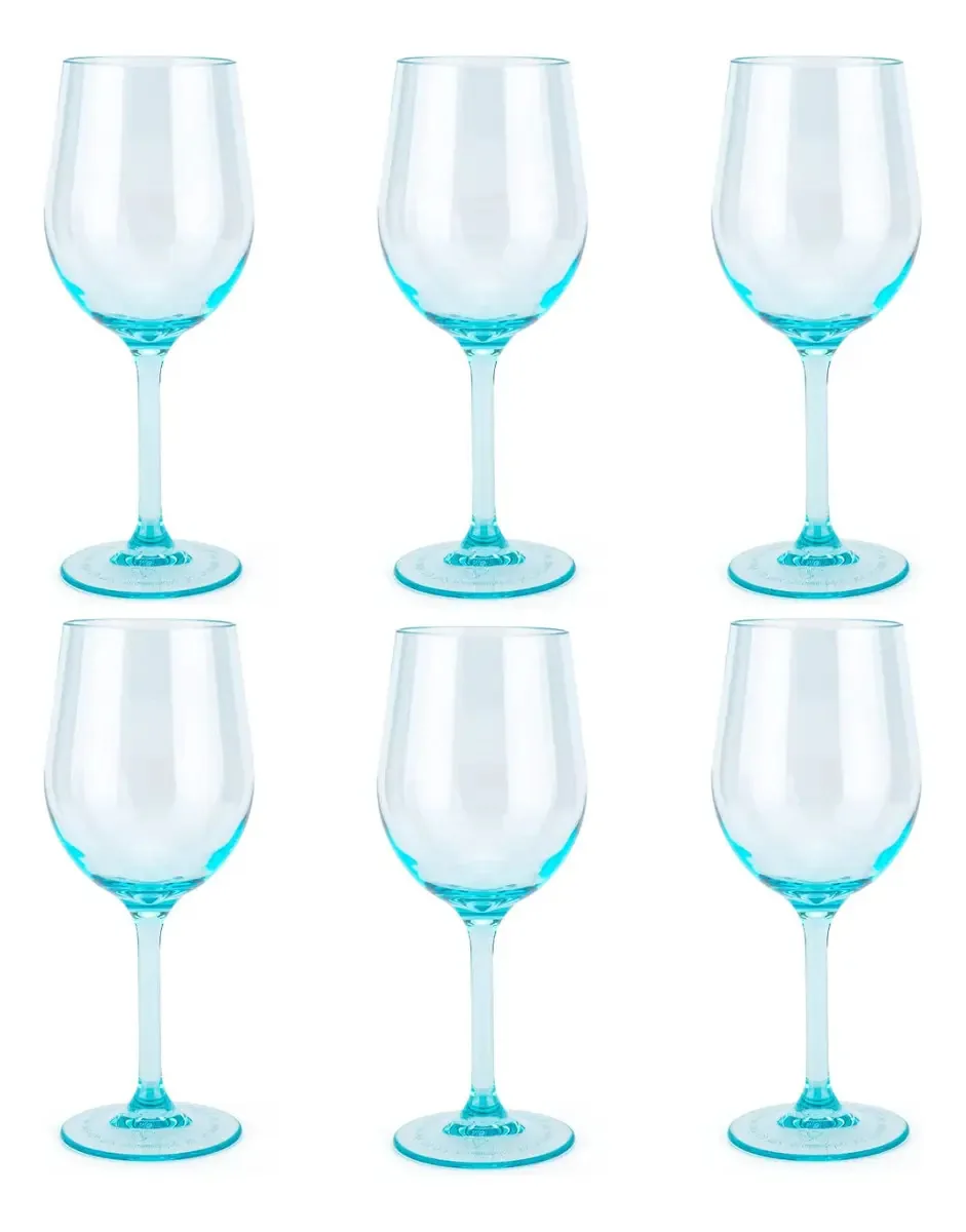 Copos de vinho acrílico multiuso clássicos KX-ware, copos