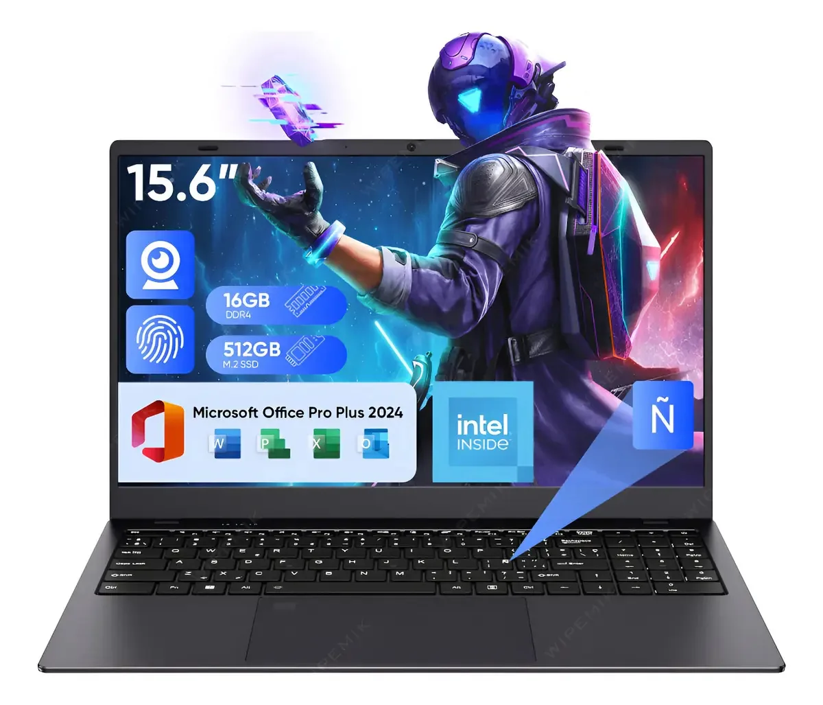 Notebook Intel N5095 Ddr4 16 GB+512 GB SSD Win 11 Pro Notebook