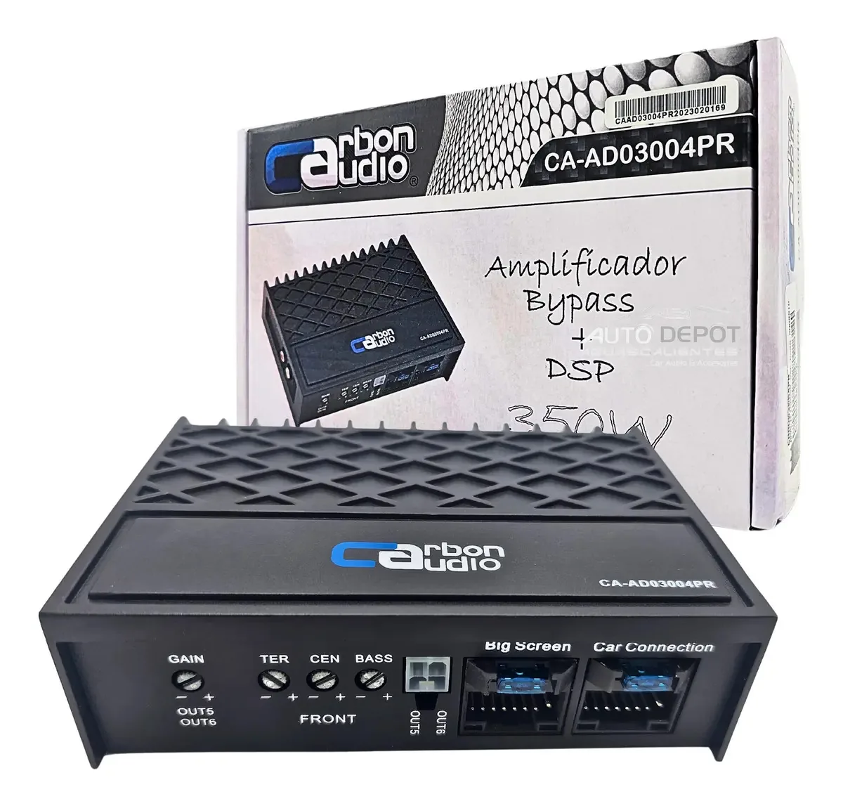 Amplificador de tela Android Carbon Audio CA-ad03004pr cor preta