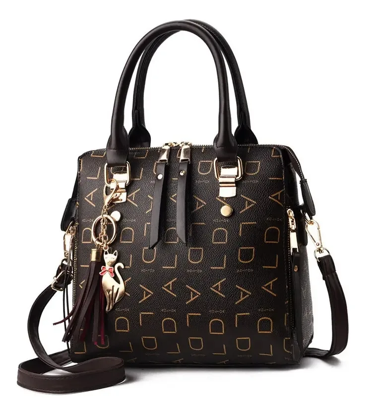 Bolsas Femininas Luxo Crossbody Bolsas Totes Macio Couro Cor Brown Handbag
