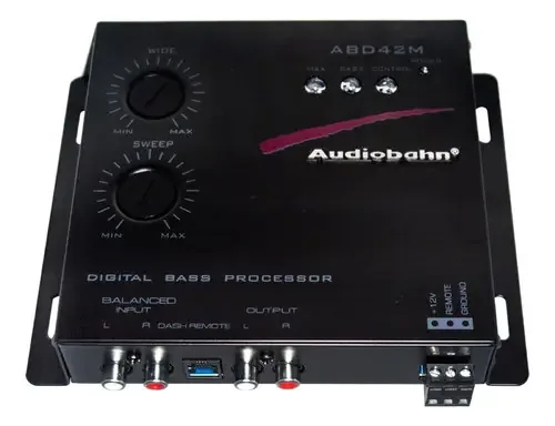 Processador de controle de graves Audiobahn Epicentro Maximizer