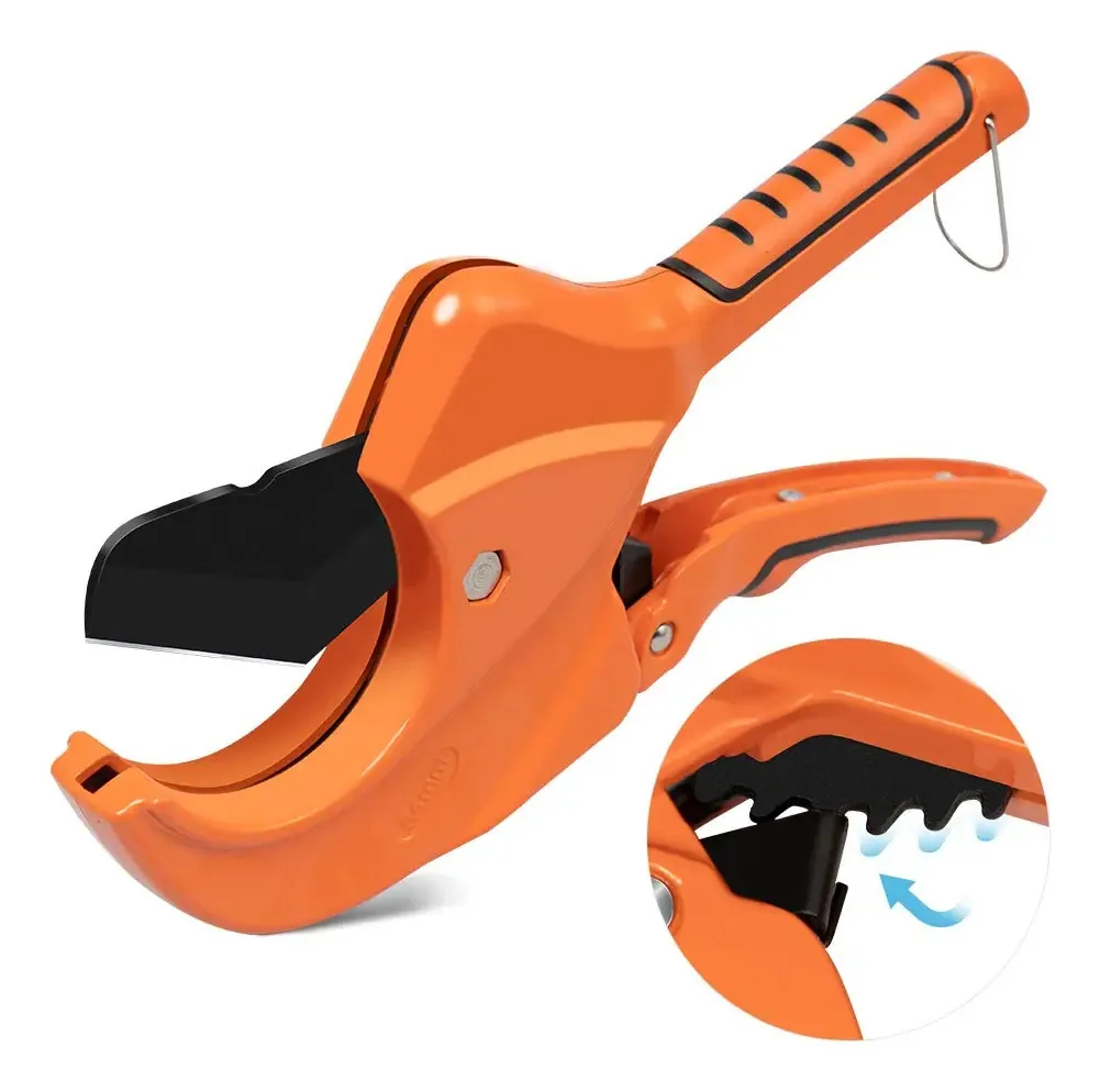 Cortador de tubos de PVC com catraca para encanamento e reparos
