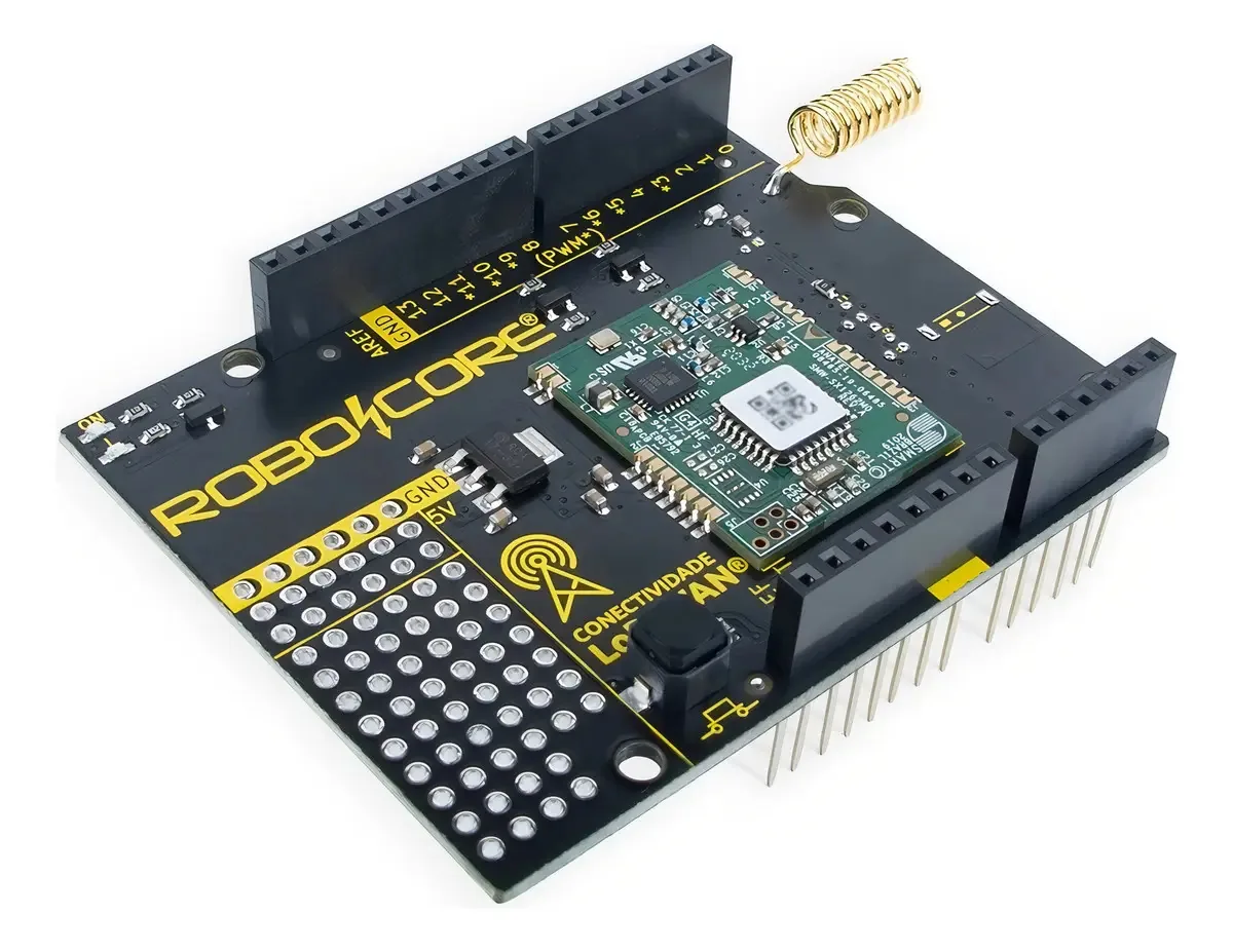 Shield Para Arduino - Lorawan Helix Antenna