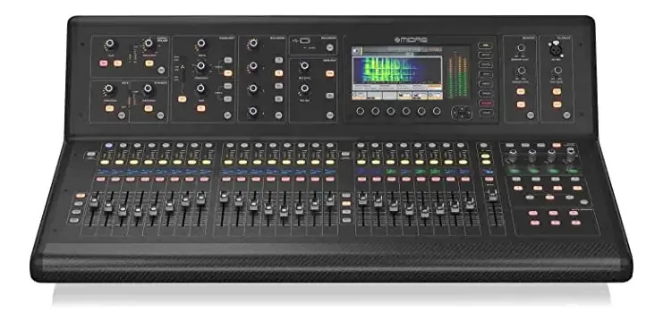 Midas Console Digital para Live e Studio com 40 Canais de Entrada, 32 Pré-amplificadores de Microfone Pro e 25 Buses Mistos e Gravação Multipista ao Vivo (m32live)