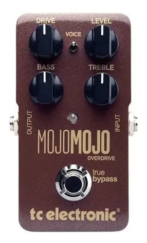 Pedal Overdrive Para Guitarra TC Electronic Mojomojo Marrom