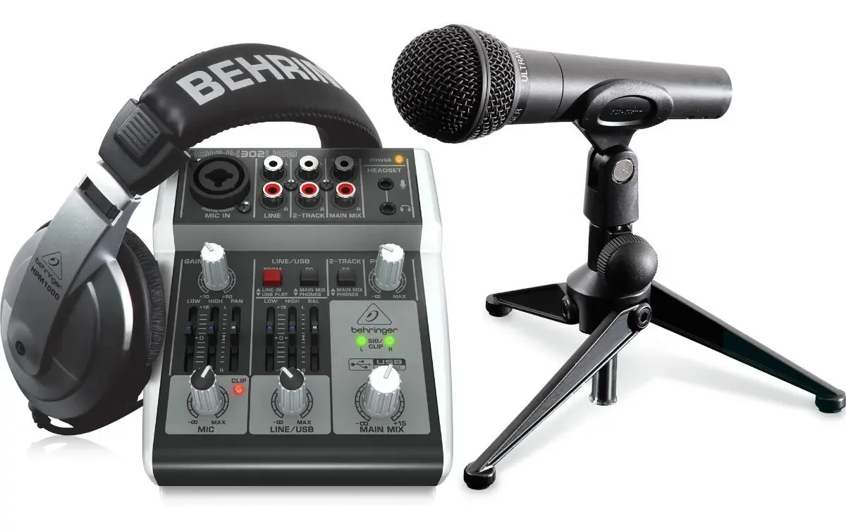 Kit Interface De Audio Behringer Podcastudio 2 Usb Para Stud