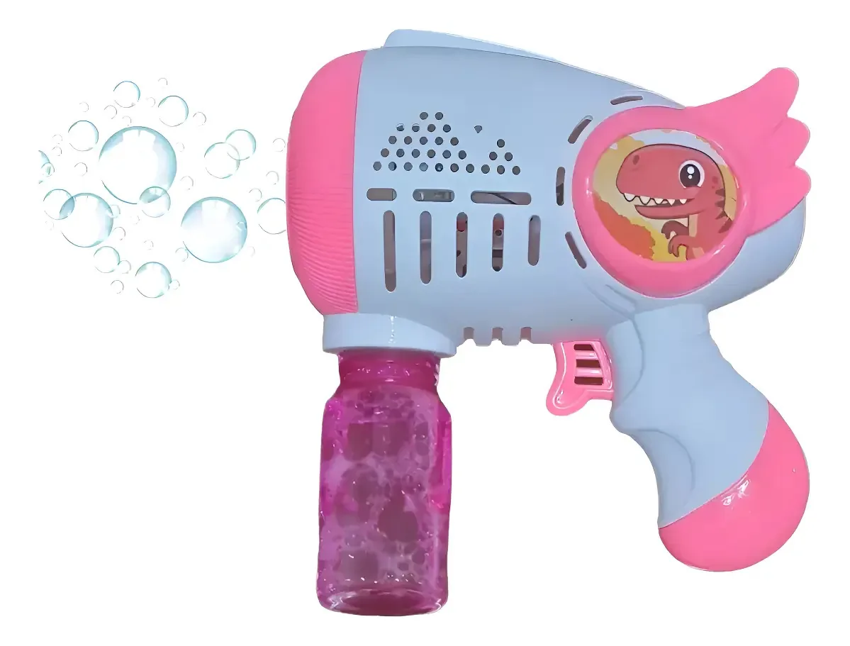 Pistola de bolhas elétrica, lançador de bolhas variado