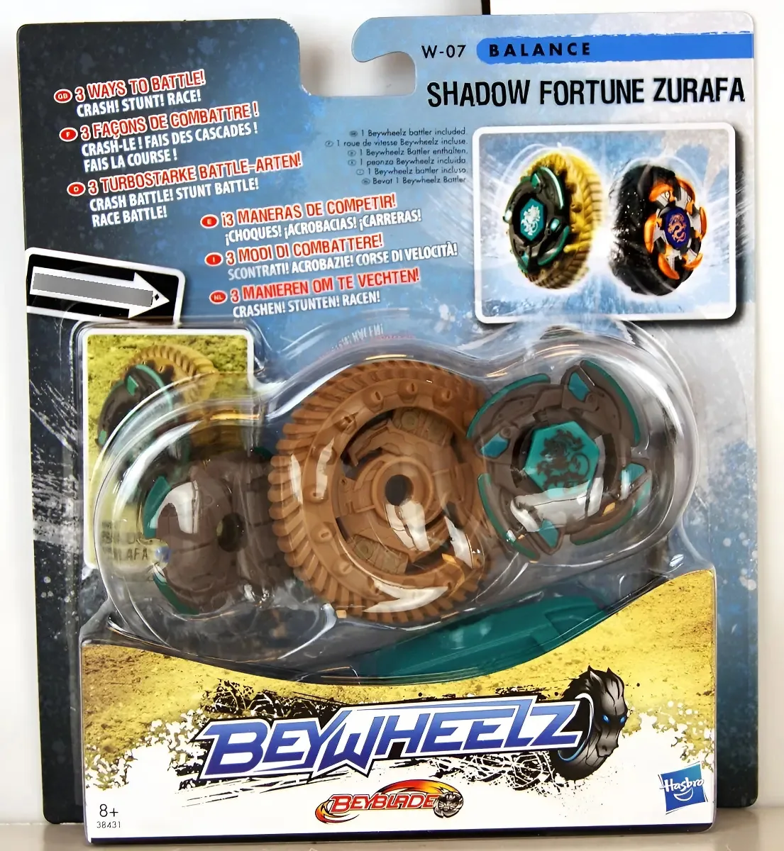Beyblade Beywheelz Shandow Fortune Zurafa Cabo Verde