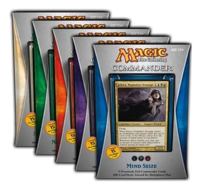 5x Decks Magic The Gathering Commander 2013