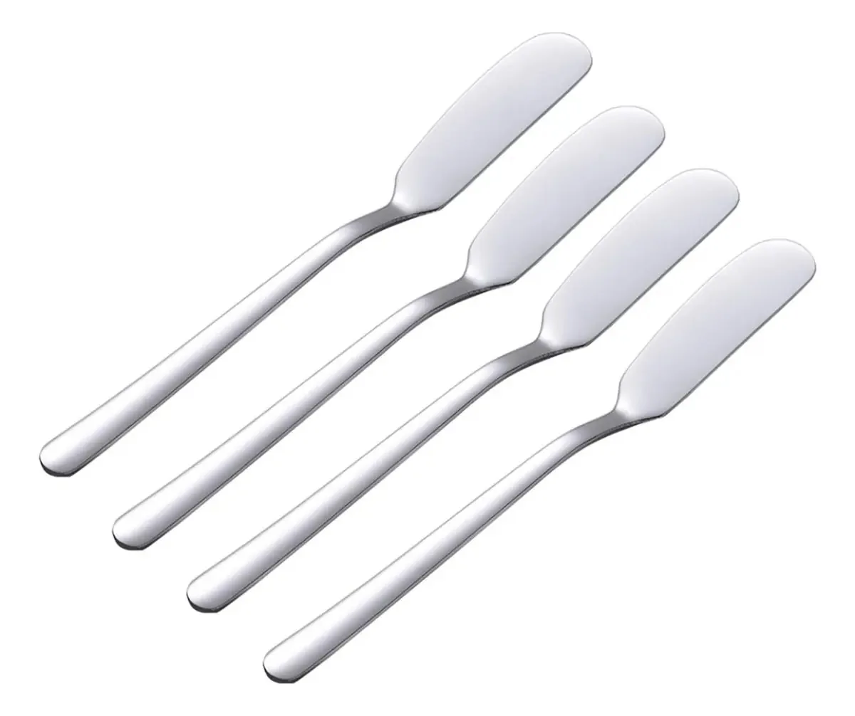 Conjunto de facas para espalhar queijo Vanra, 4 peças, 1 xícara