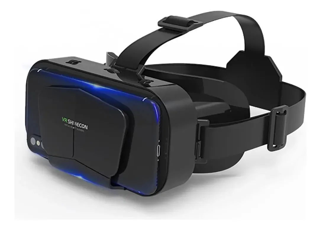 Veja o fone de ouvido Shinecon Virtual Reality VR Glasses 3D Goggle. Cor G10-VR