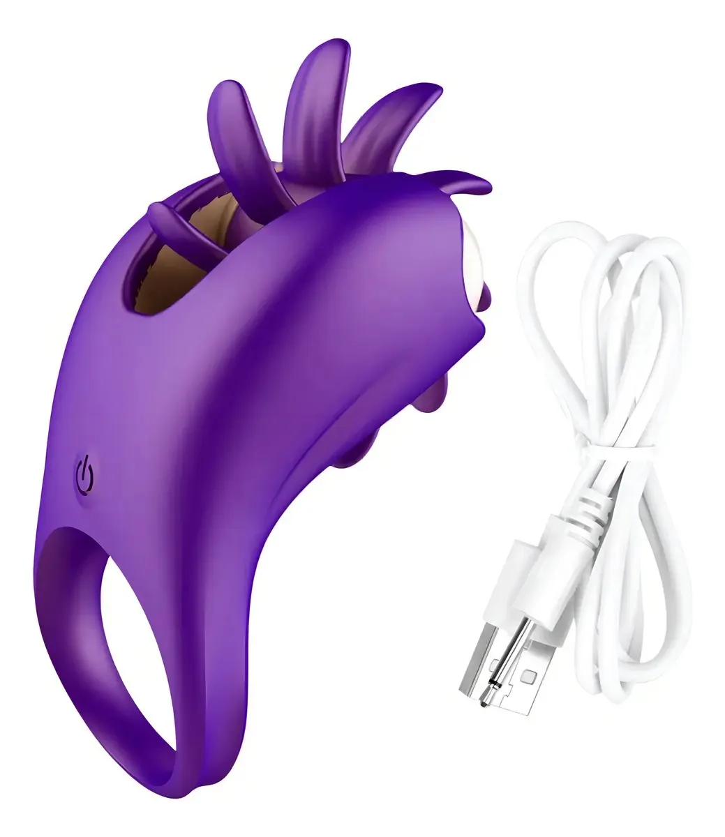 Anel amigo AVOM10 violet stick com vibrador