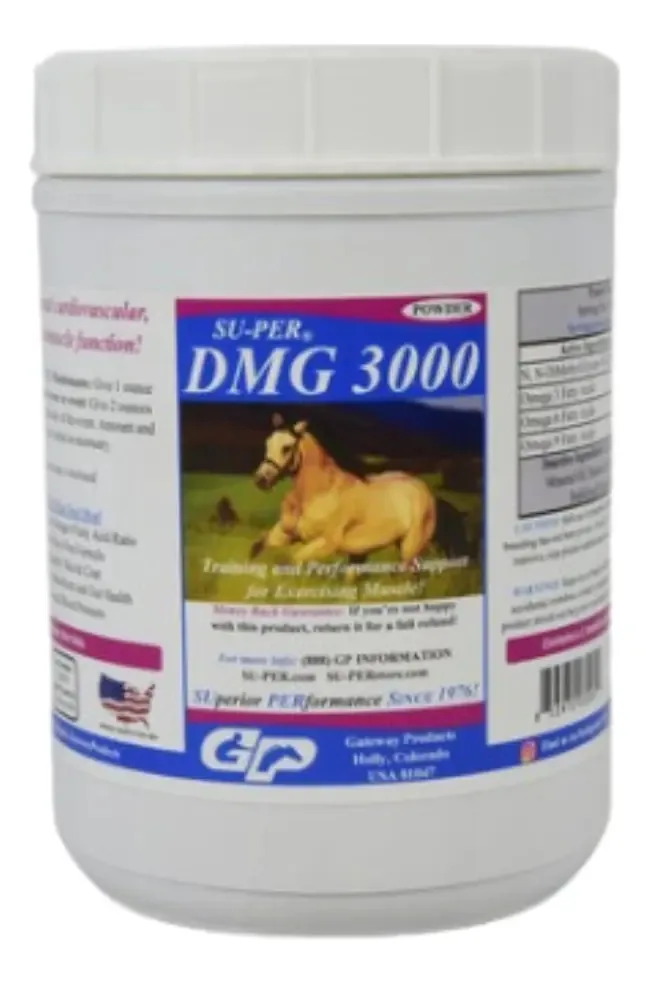 Super DMG 3000. Nutriente muscular para cavalos 2,5 libras