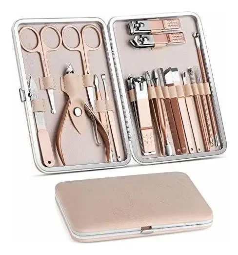 Conjunto de manicure e pedicure, cortadores de unhas