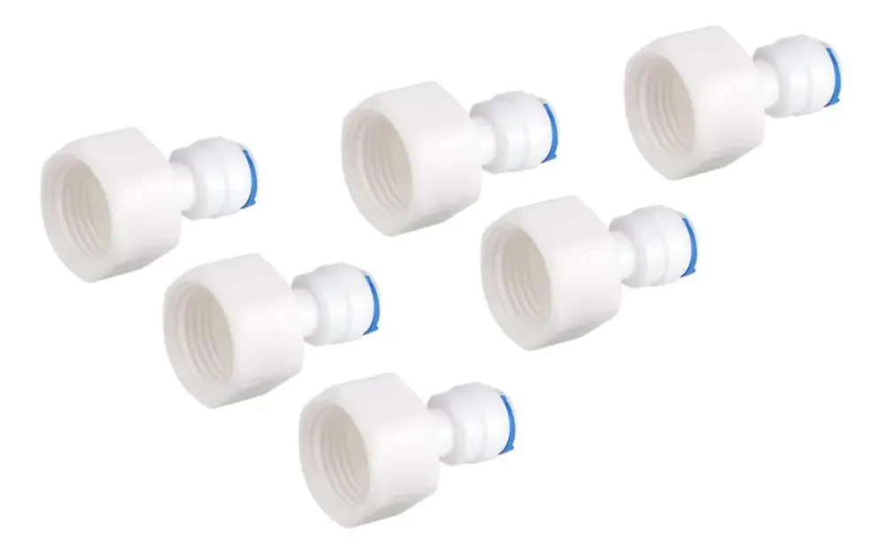 Conectores rápidos de osmose reversa de filtro de água feminino de 1/4 A