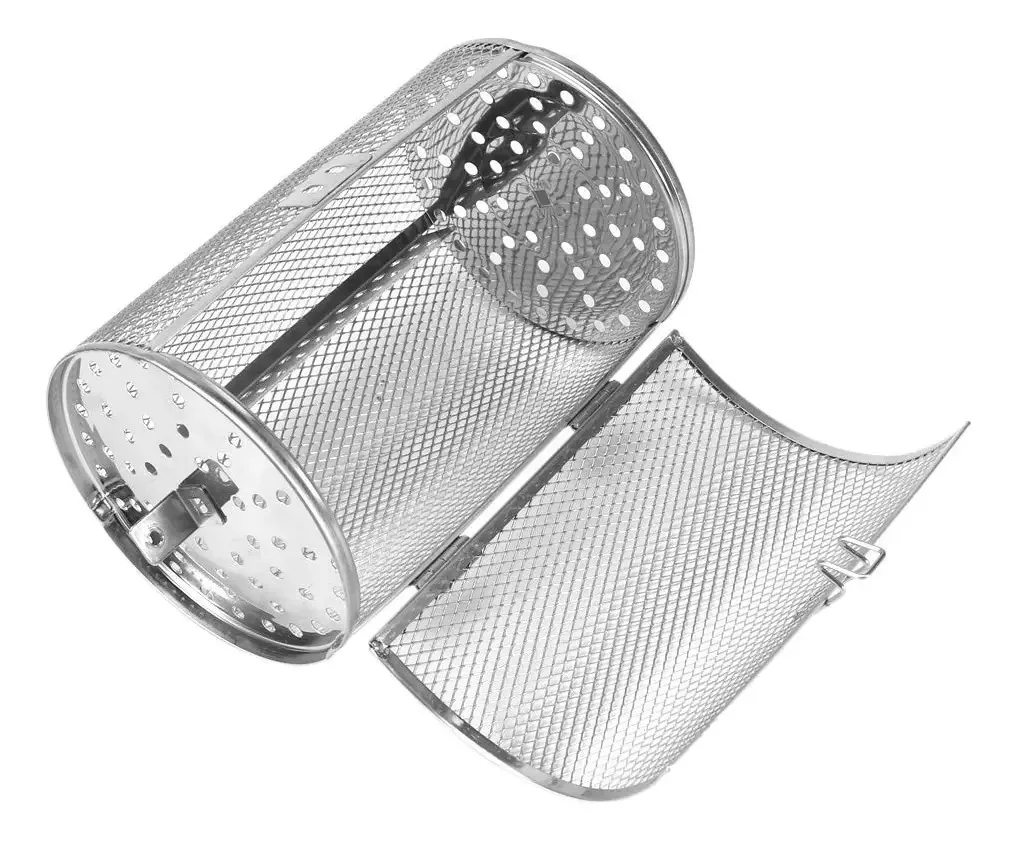 Suporte de tubos para churrasqueiras e fornos para torrefação de vegetais