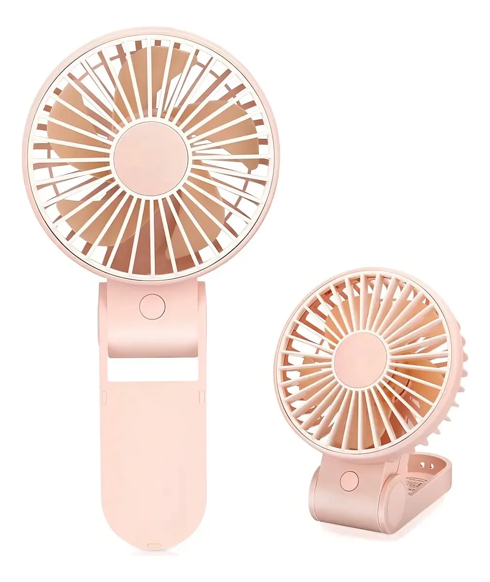 Mini ventilador portátil tripolar Ventiladores portáteis USB Ba recarregável