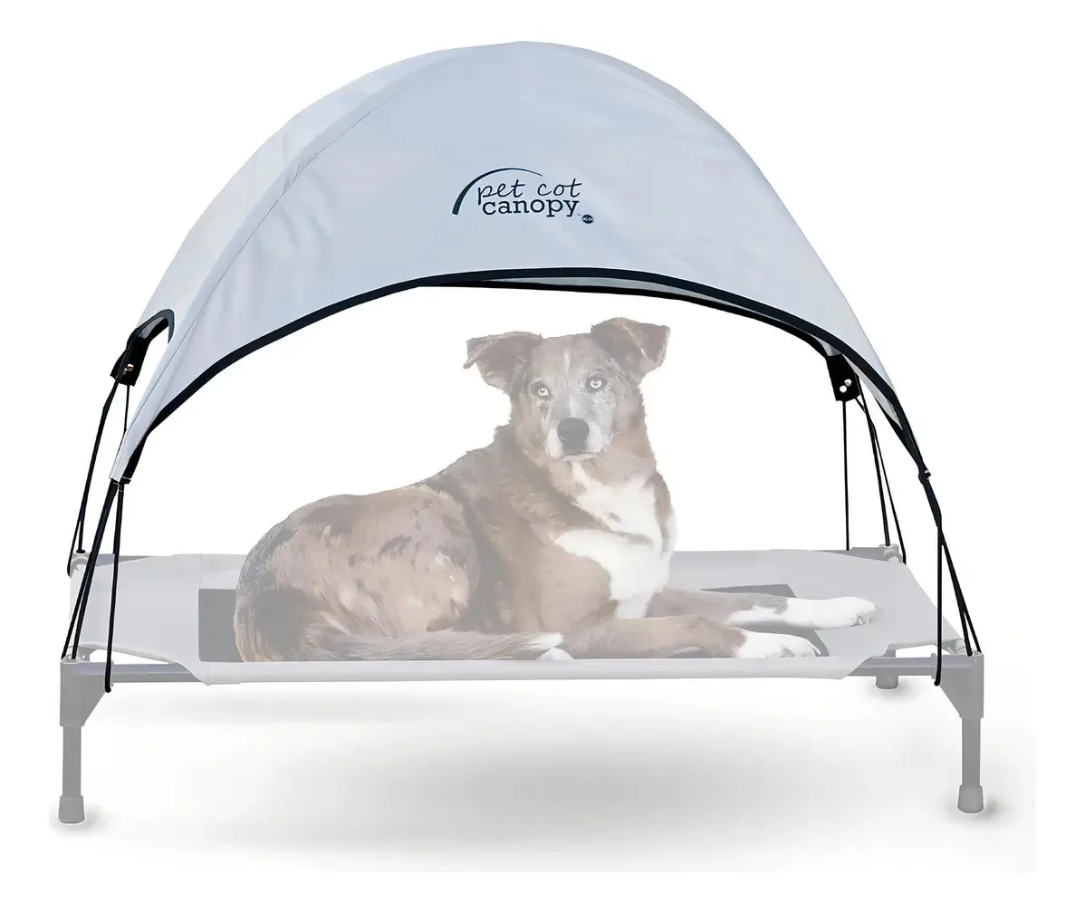 Toldo de berço para animais de estimação K&h Pet Products para camas E, cinza